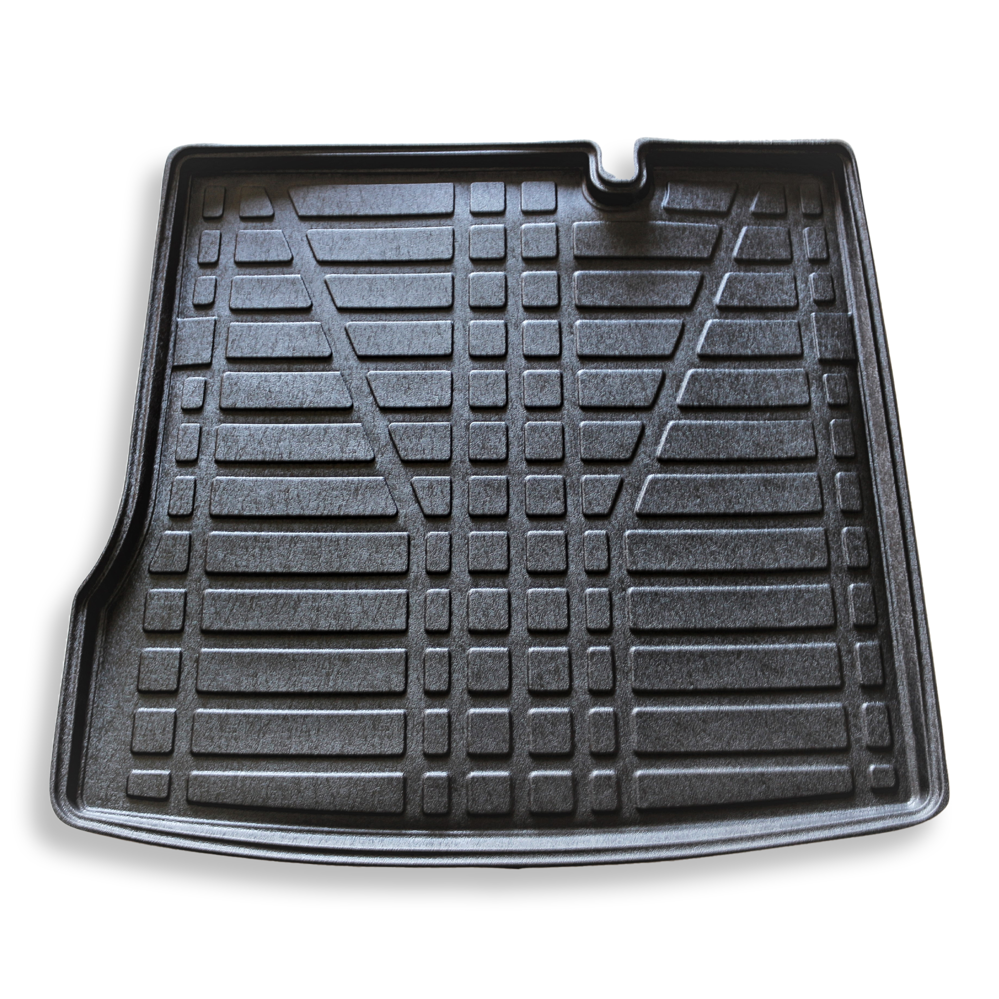 Kofferraumwanne Dacia Duster 1 4x2 Frontaufnahme einer Kofferraumwanne für Dacia Duster 1 4x2.