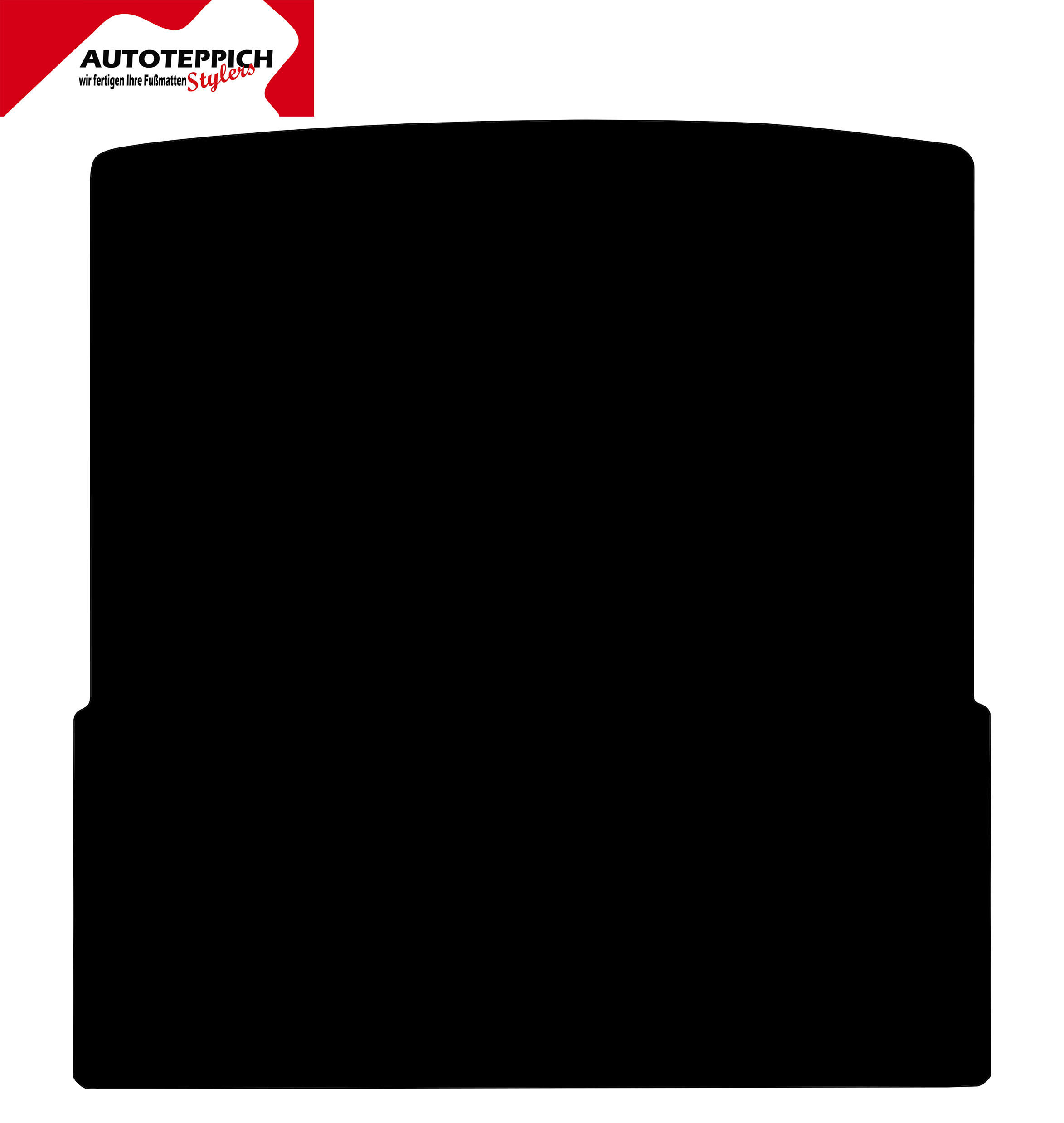 Kofferraumteppich Skoda Octavia 4 NX Kombi Eine Kofferraummatte in schwarz für Skoda Octavia 4 NX Kombi