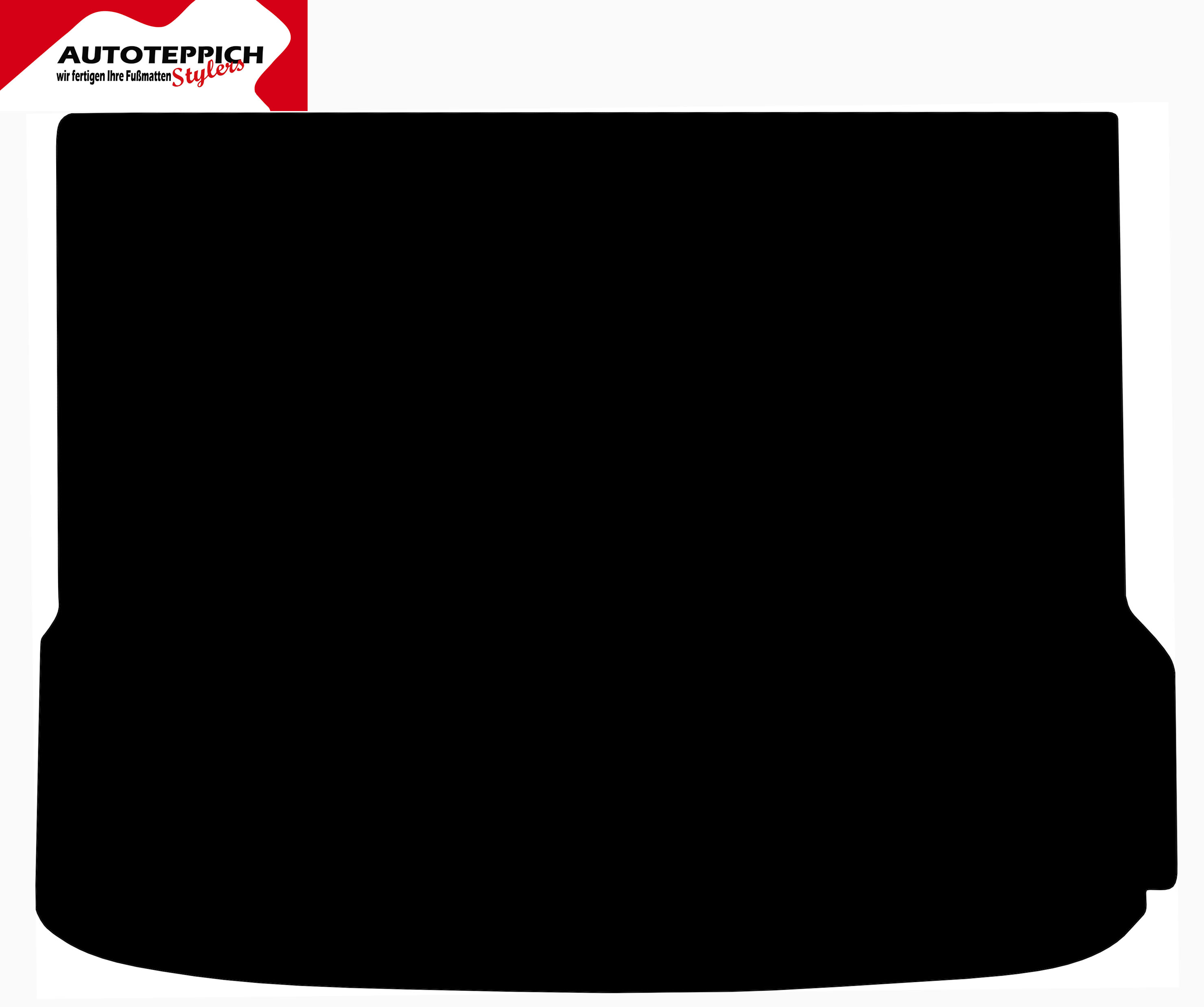 Kofferraummatte schwarz Audi Q5 8R Eine Kofferraummatte für Audi Q5 8R in schwarz.
