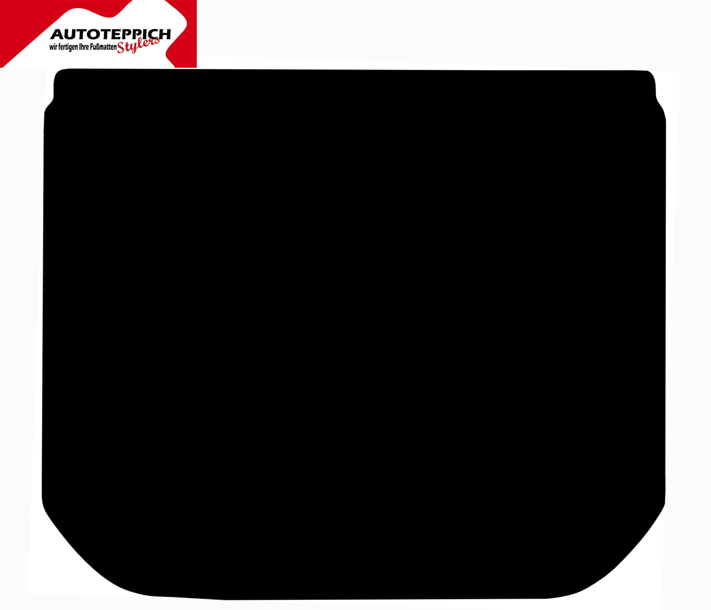 Kofferraummatte schwarz Audi TT FV Eine Kofferraummatte für Audi TT FV in schwarz.