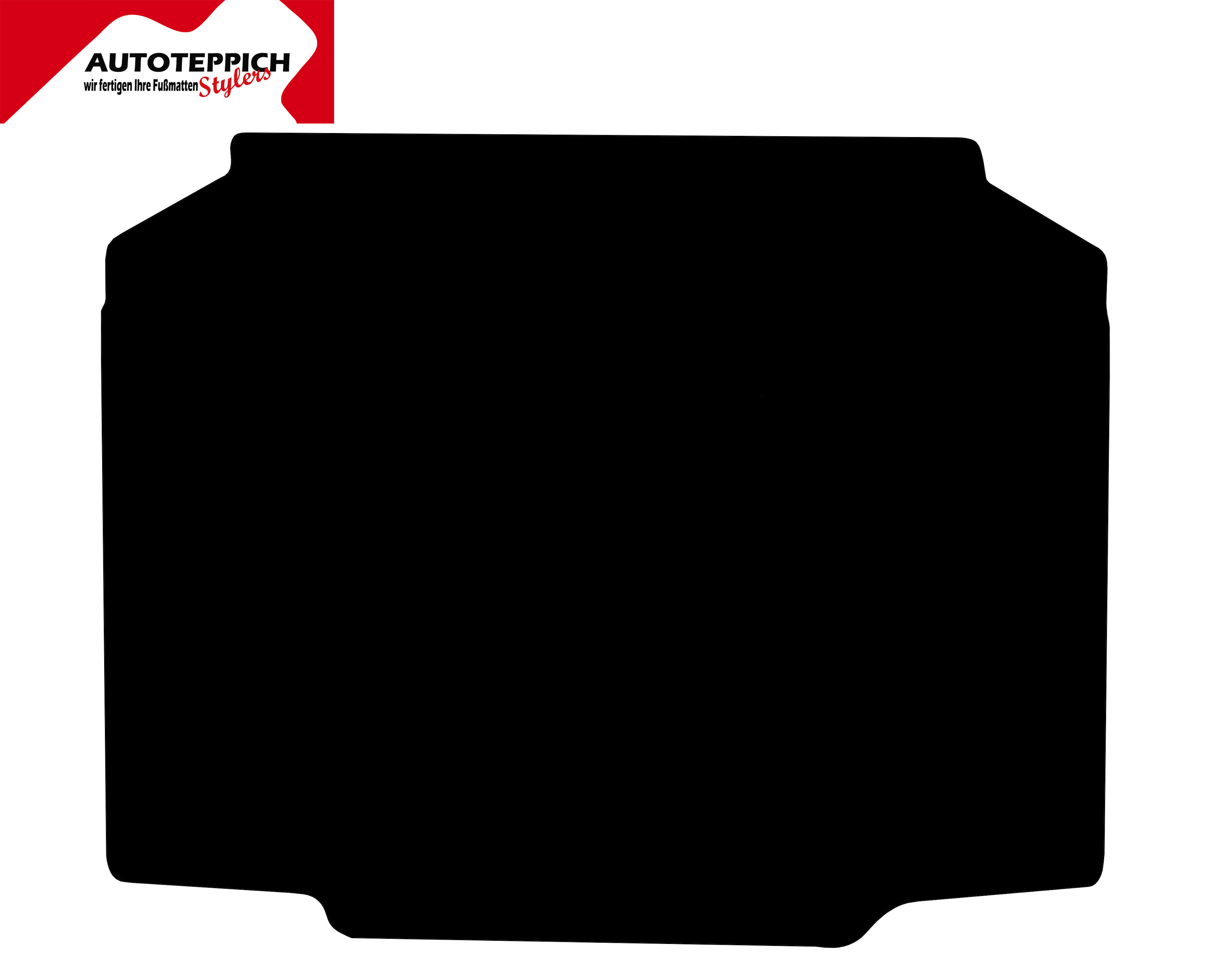 Kofferraumteppich Skoda Yeti Eine Kofferraummatte in schwarz für Skoda Yeti