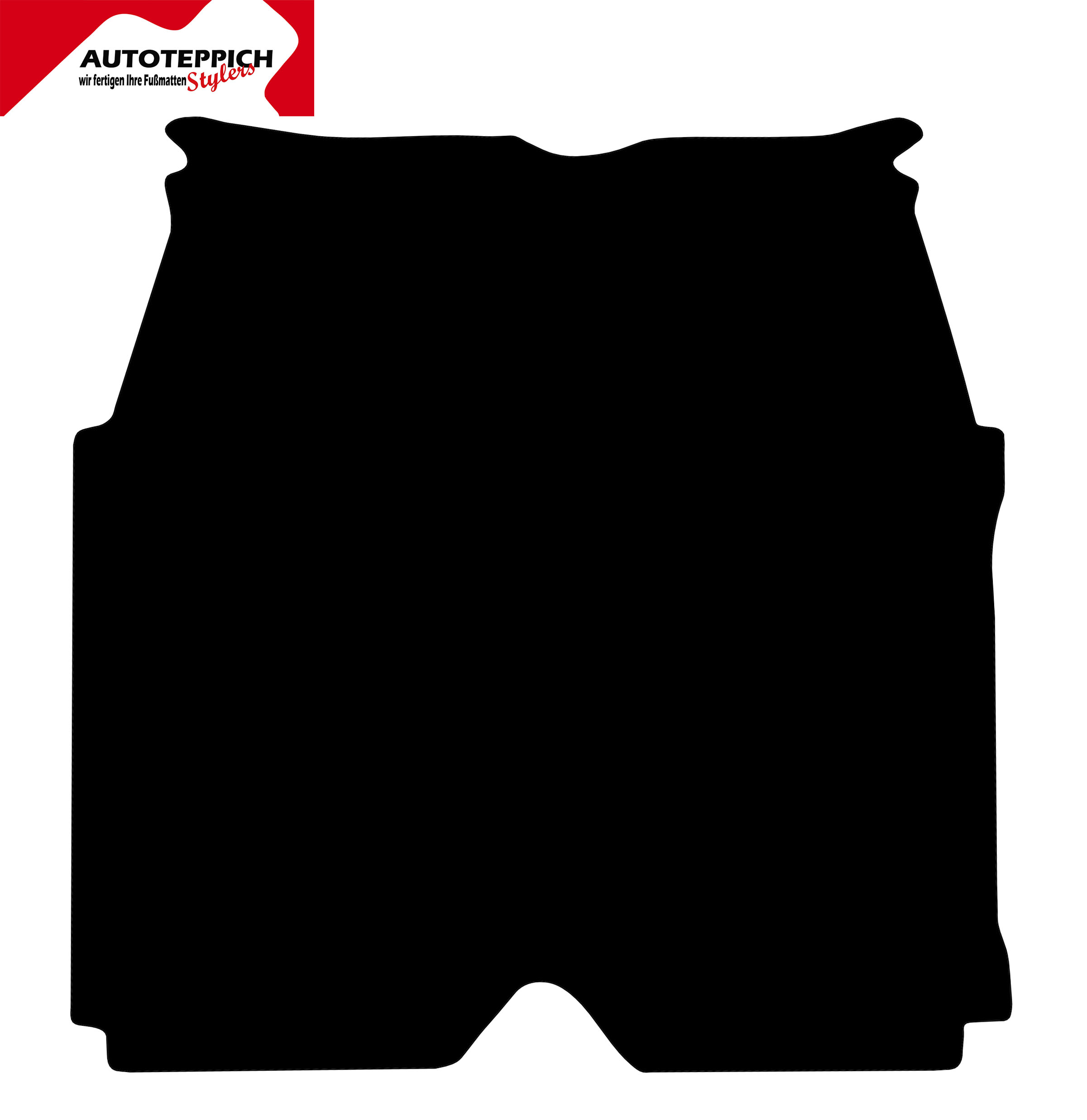 Kofferraumteppich Mercedes Benz W108 Eine Kofferraummatte in schwarz für Mercedes Benz S W108.