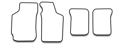 Schnittmuster Fussmatten Toyota Celica_t18_4wd Das Schnittmuster für Fussmatten Toyota Celica_t18-4wd