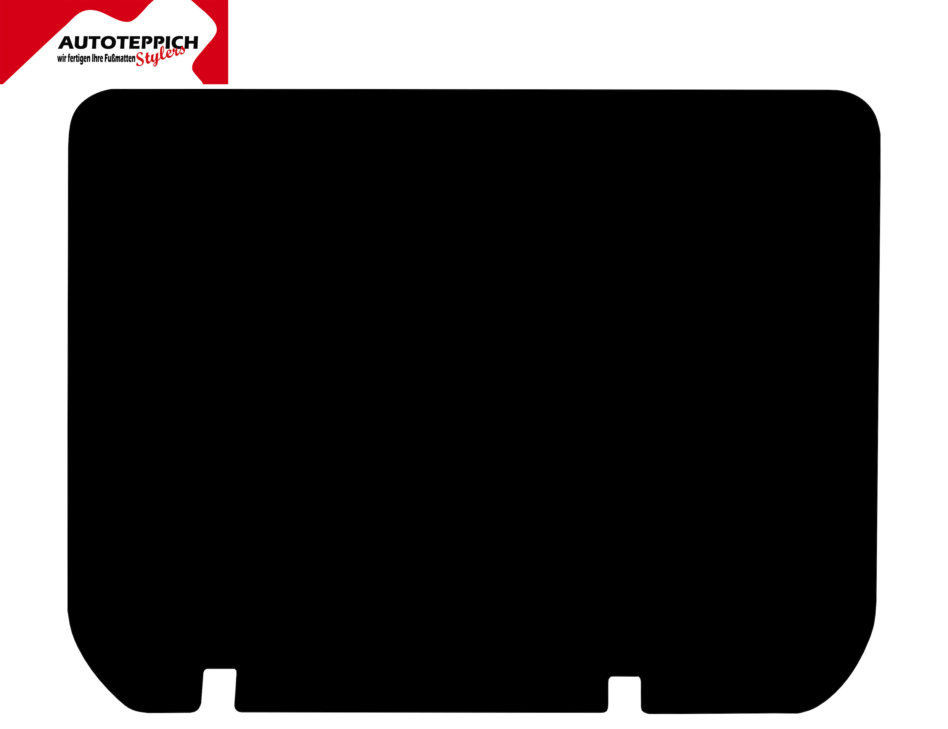 Kofferraummatte passend für Chevrolet Corvette C3 1967-1982 Eine Kofferraummatte in schwarz für Chevrolet Corvette C3.