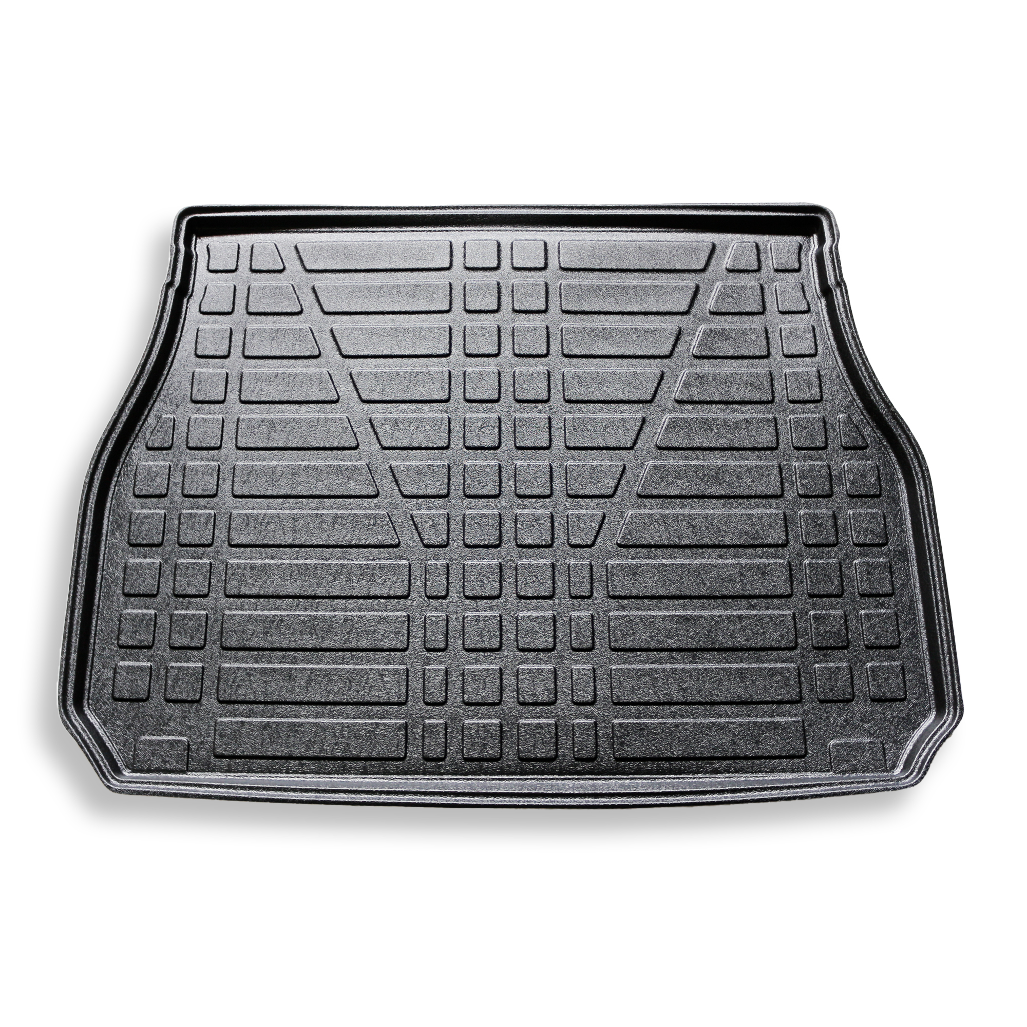 Frontaufnahme einer Kofferraumwanne für BMW X5 E53.