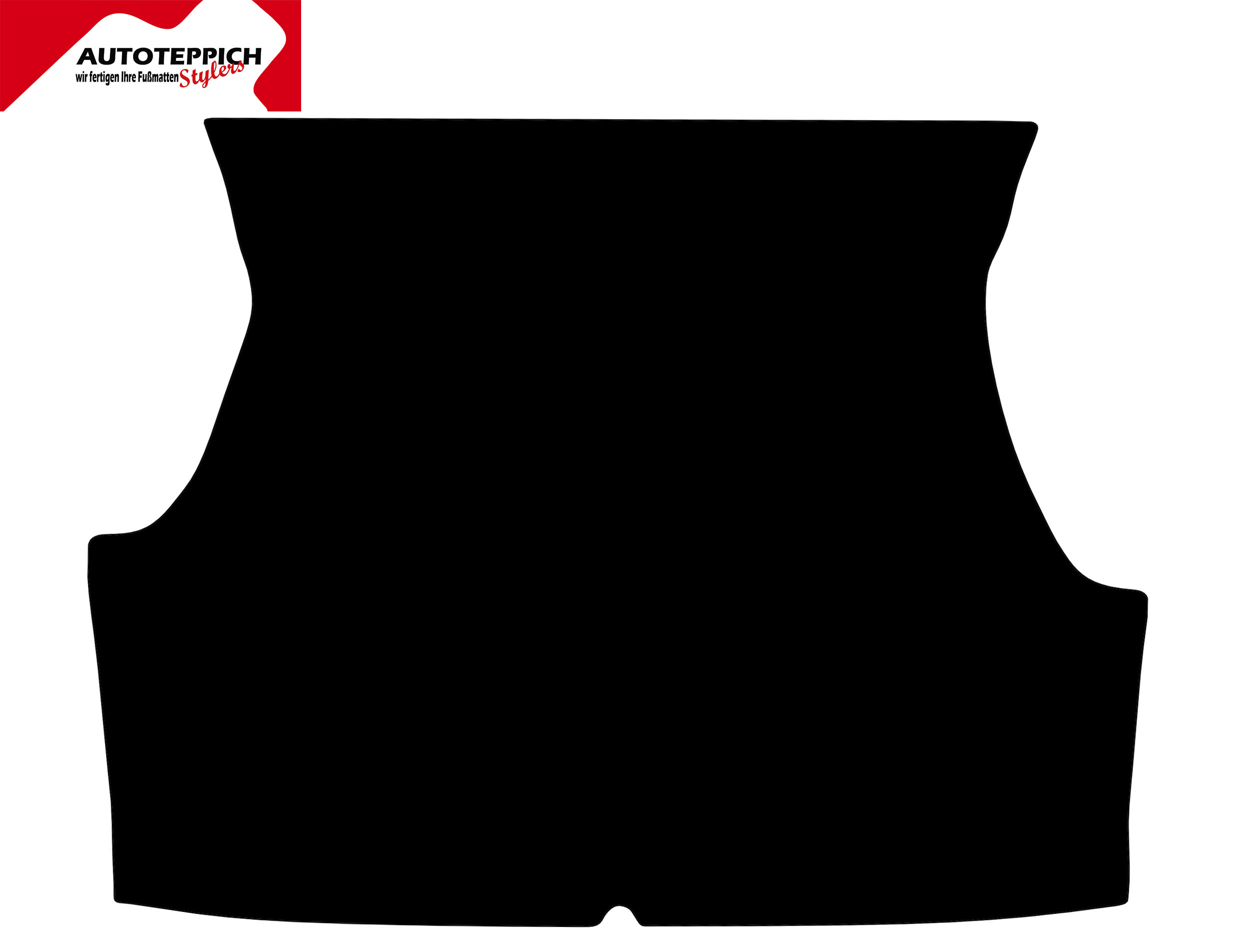 Eine Kofferraummatte in schwarz für VW Passat 32B Variant