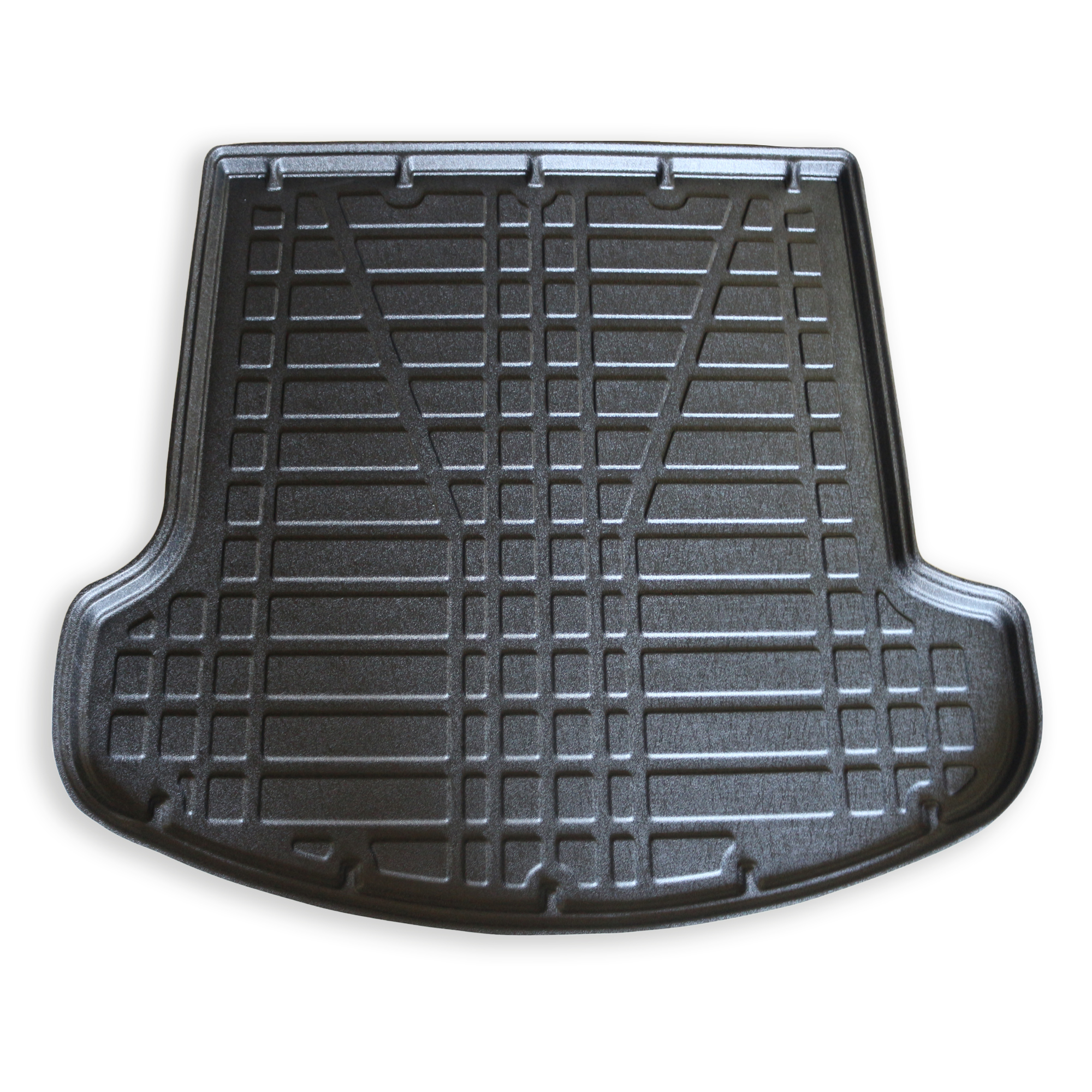 Frontaufnahme einer Kofferraumwanne für Nissan Qashqai +2.