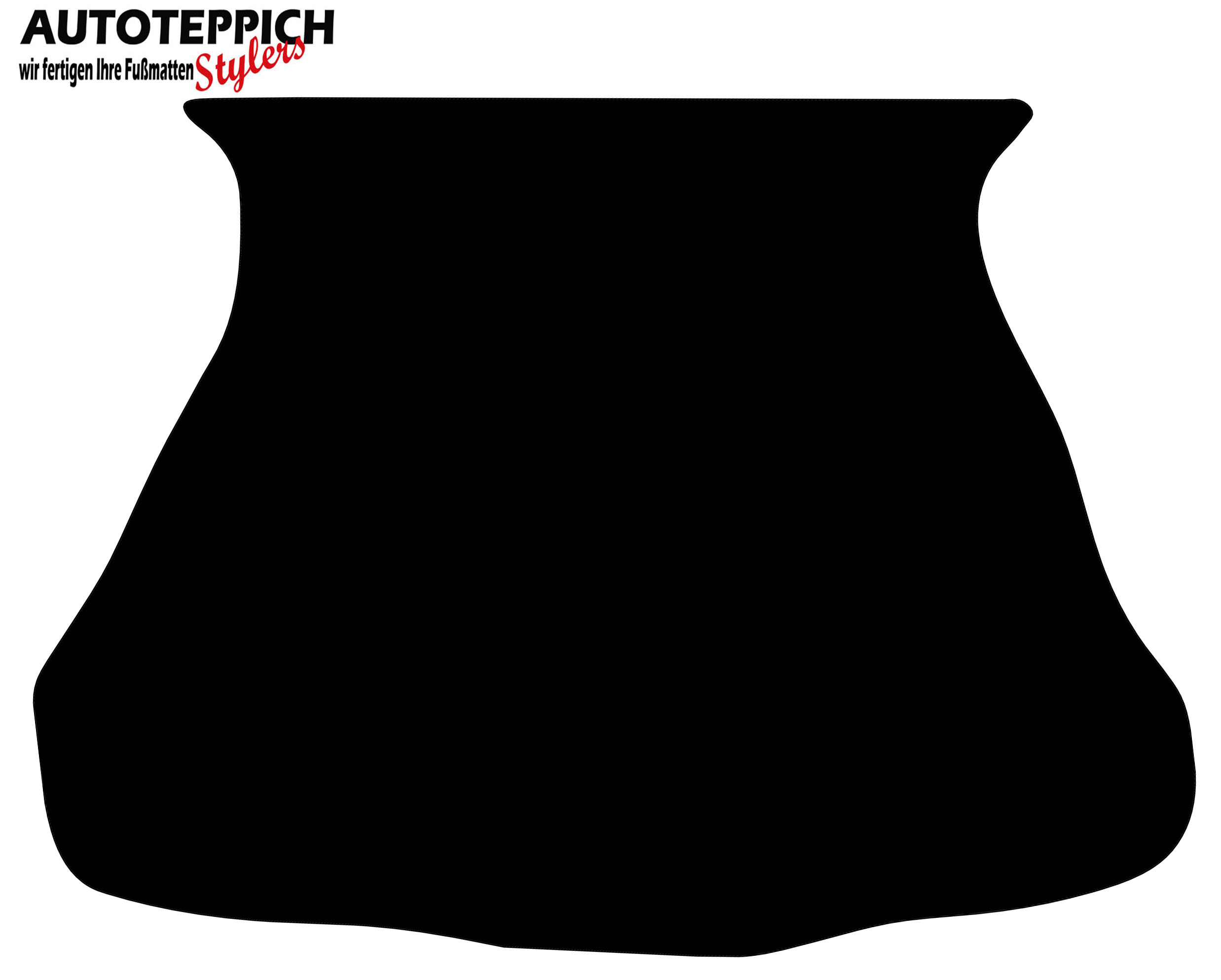 Kofferraum Alfa 156 SW schwarz Eine Kofferraummatte für Alfa 156 SW in schwarz.