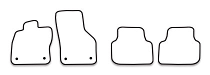 Das Schnittmuster für Fussmatten Skoda Octavia3_5E_12-16