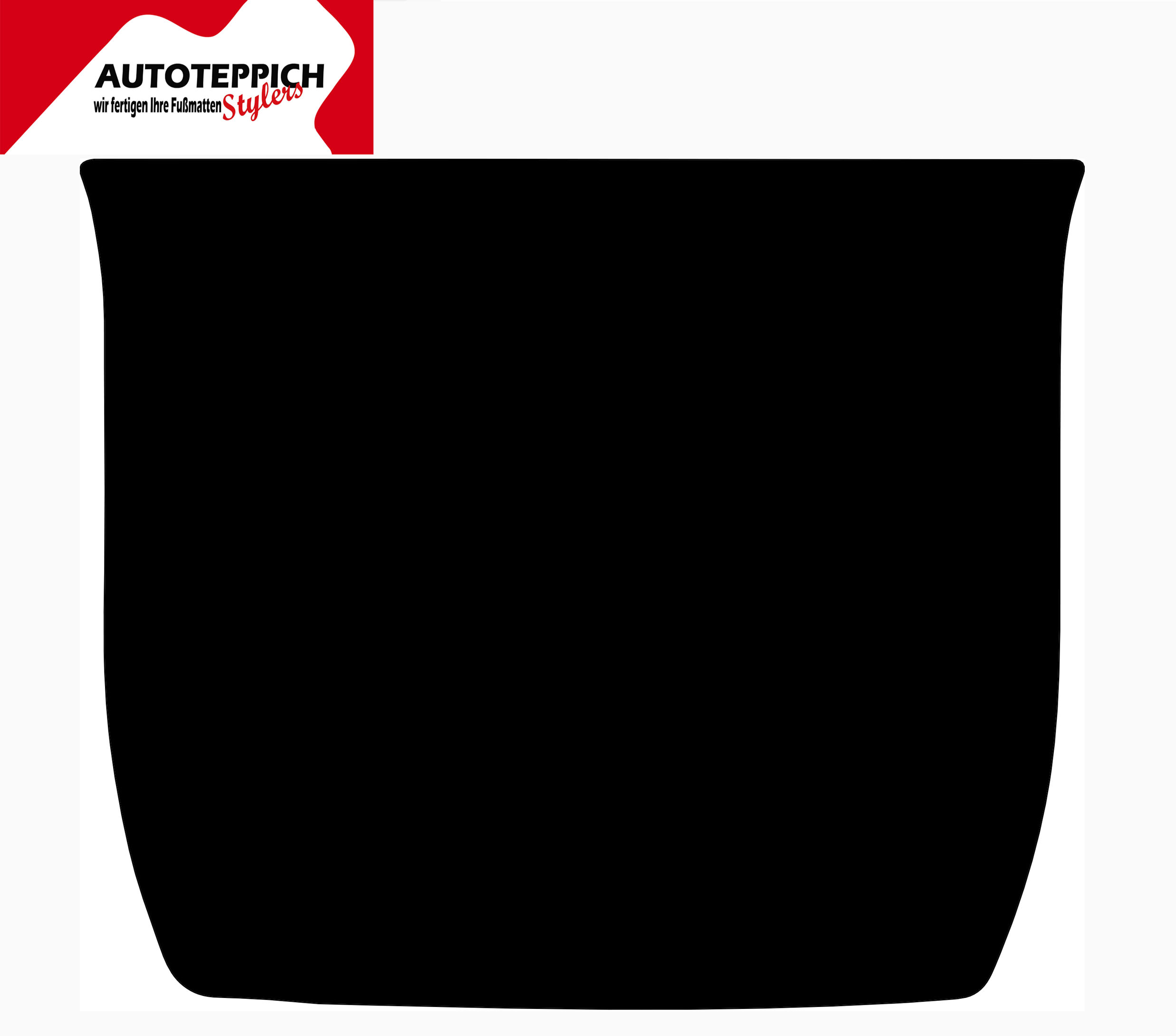 Kofferraummatte schwarz Audi TT 8N Eine Kofferraummatte für Audi TT 8N in schwarz.